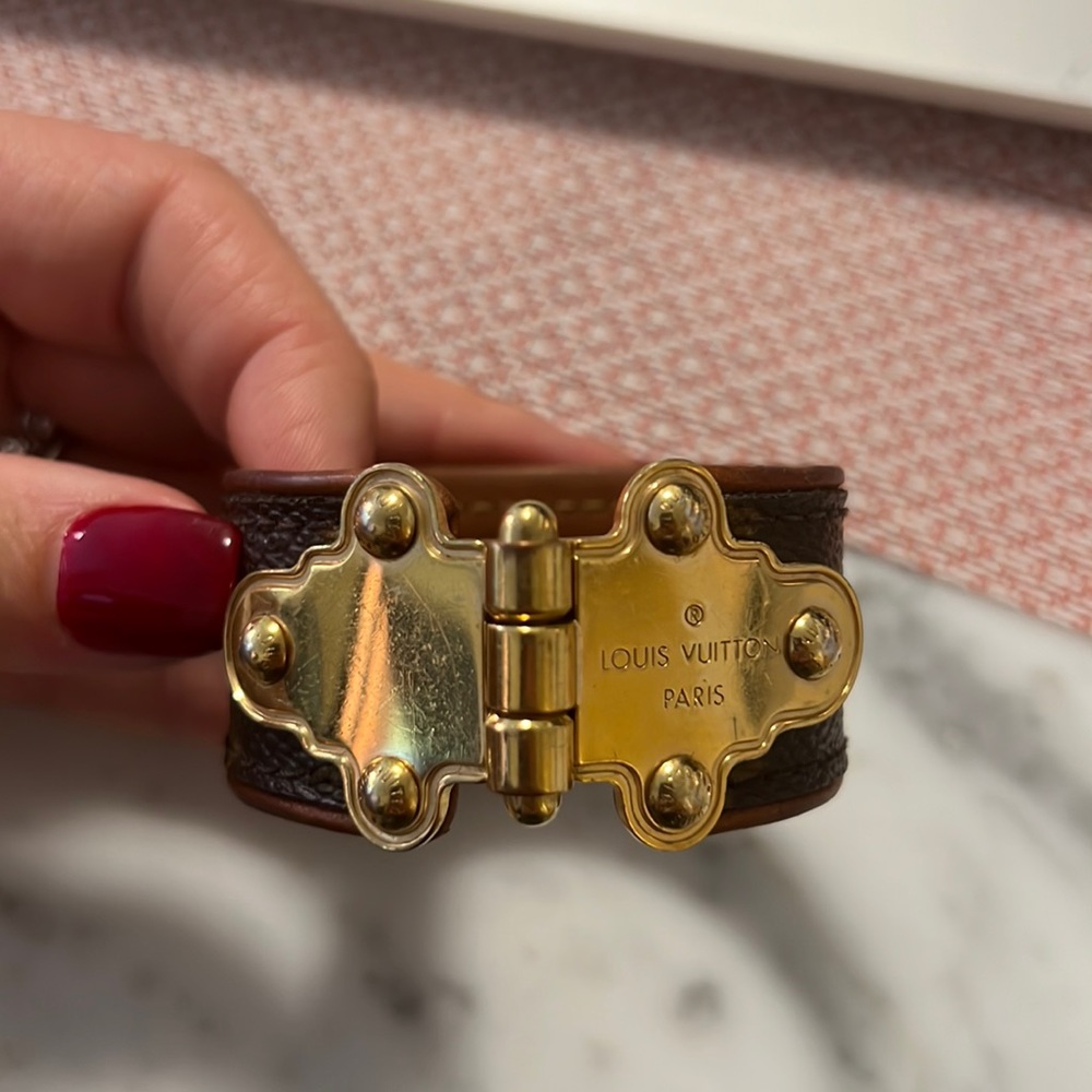 Louis Vuitton monogram wrist band